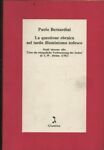 La questione ebraica nel tardo illuminismo tedesco