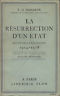 La Résurrection d'un état