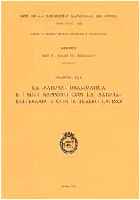 La «satura» drammatica e i suoi rapporti con la «satura» …