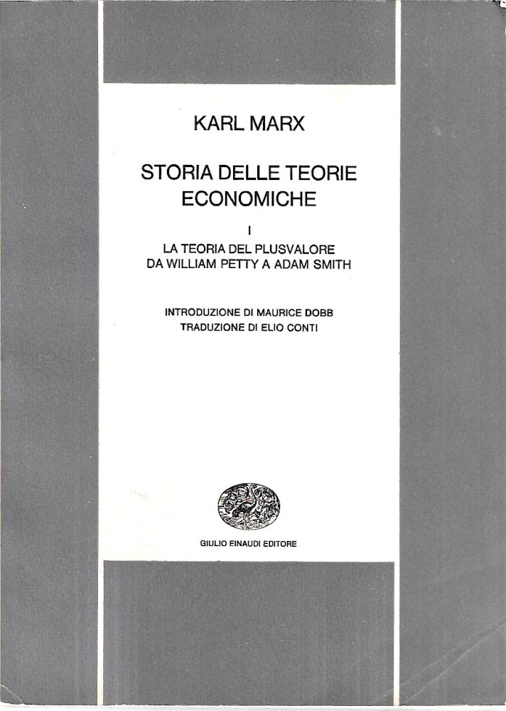 La teoria del plusvalore da William Petty a Adam Smith. …