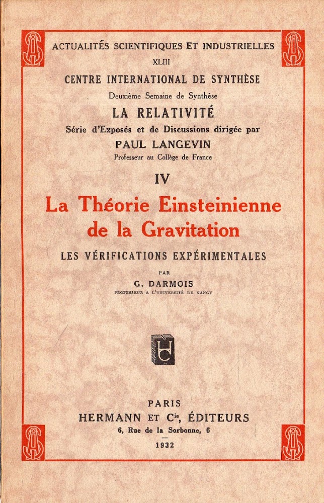 La Théorie Einsteinienne de la Gravitation