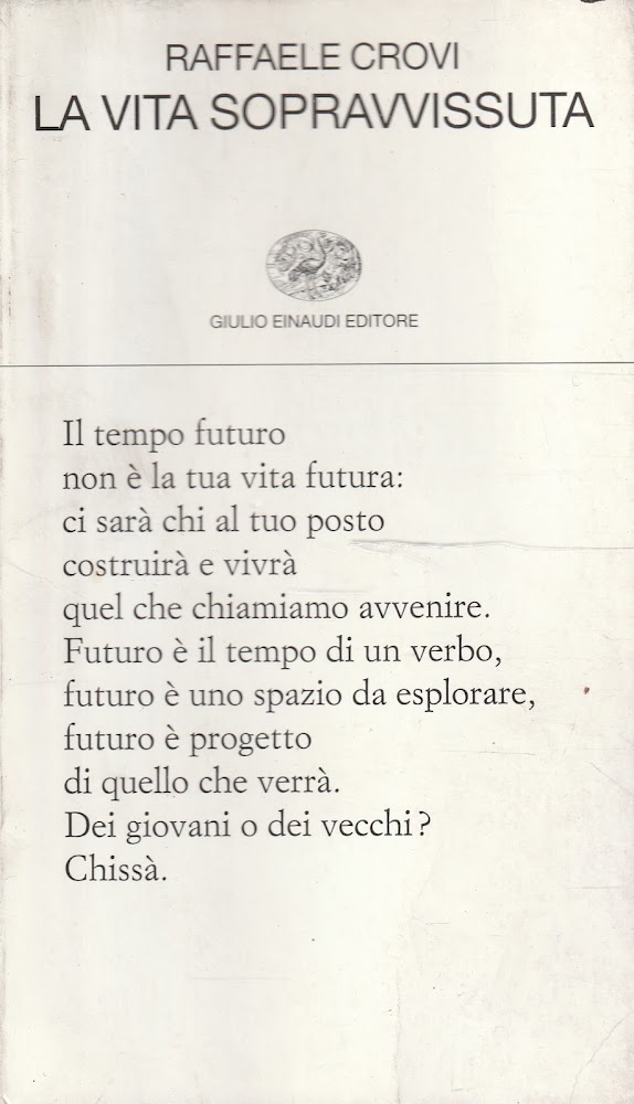 La vita sopravissuta di Raffaele Crovi