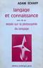 Langage et connaissance, suivi de six essais sur la philosophie …