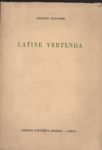 LATINE VERTENDA