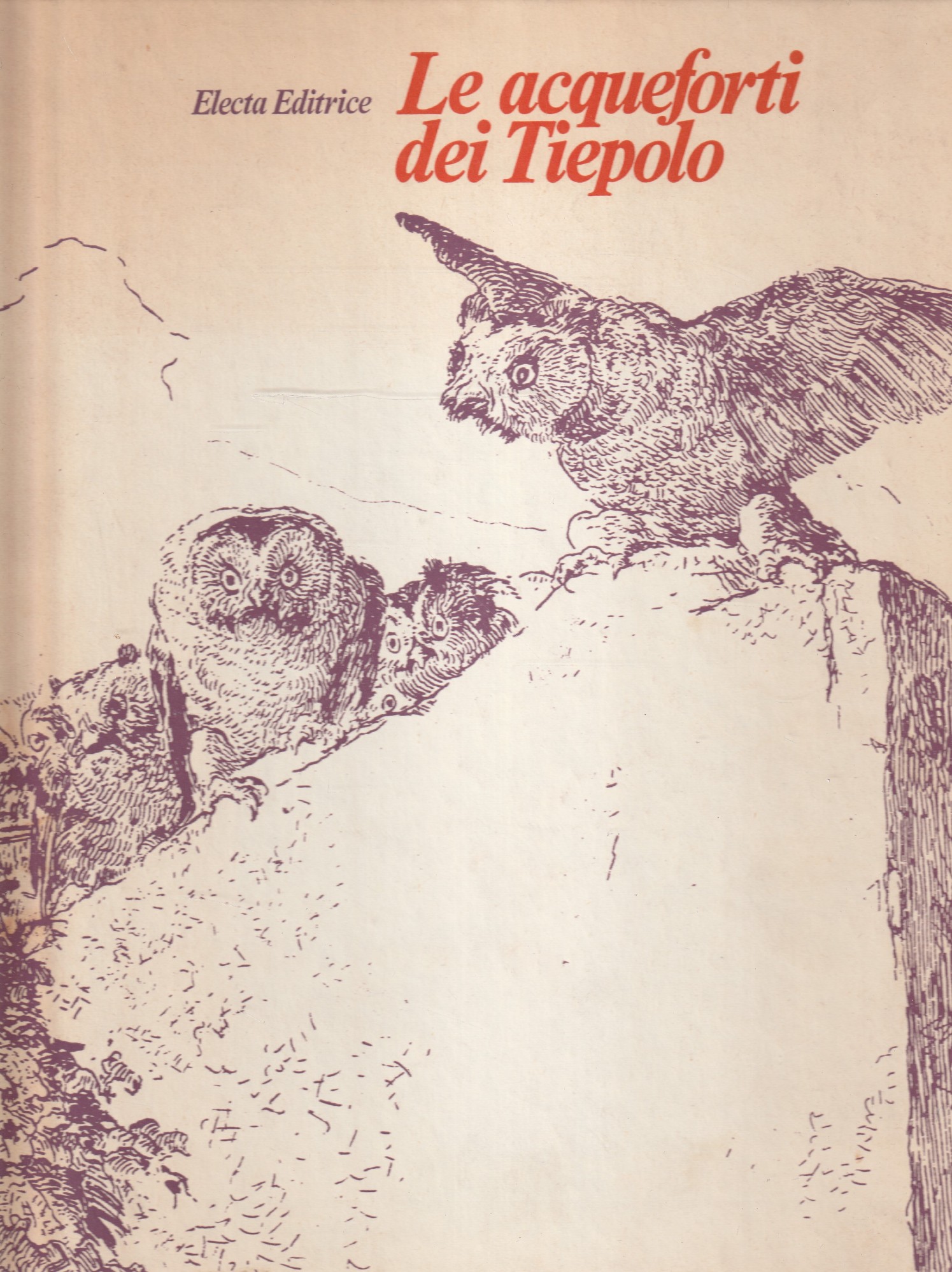 Le acqueforti di Tiepolo. Catalogo della mostra a Udine-Logia del …