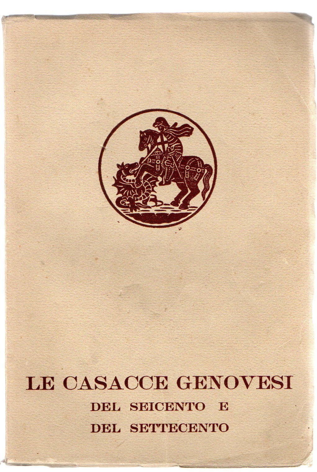 Le casacce genovesi del Seicento e del Settecento