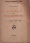 Le donne italiane nella poesia provenzale.
