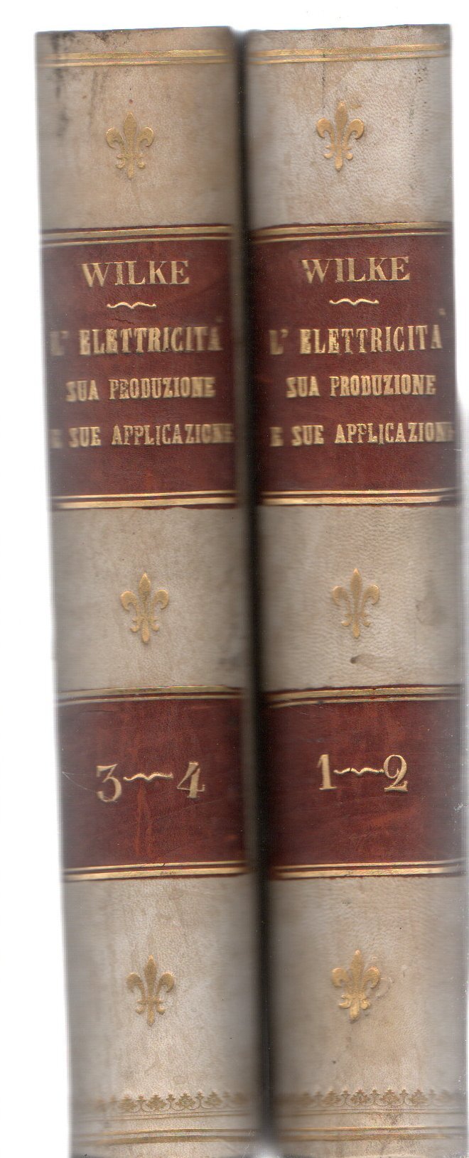 Le GRANDI SCOPERTE L'ELETTRICITA'; 4 tomi in 2 volumi.