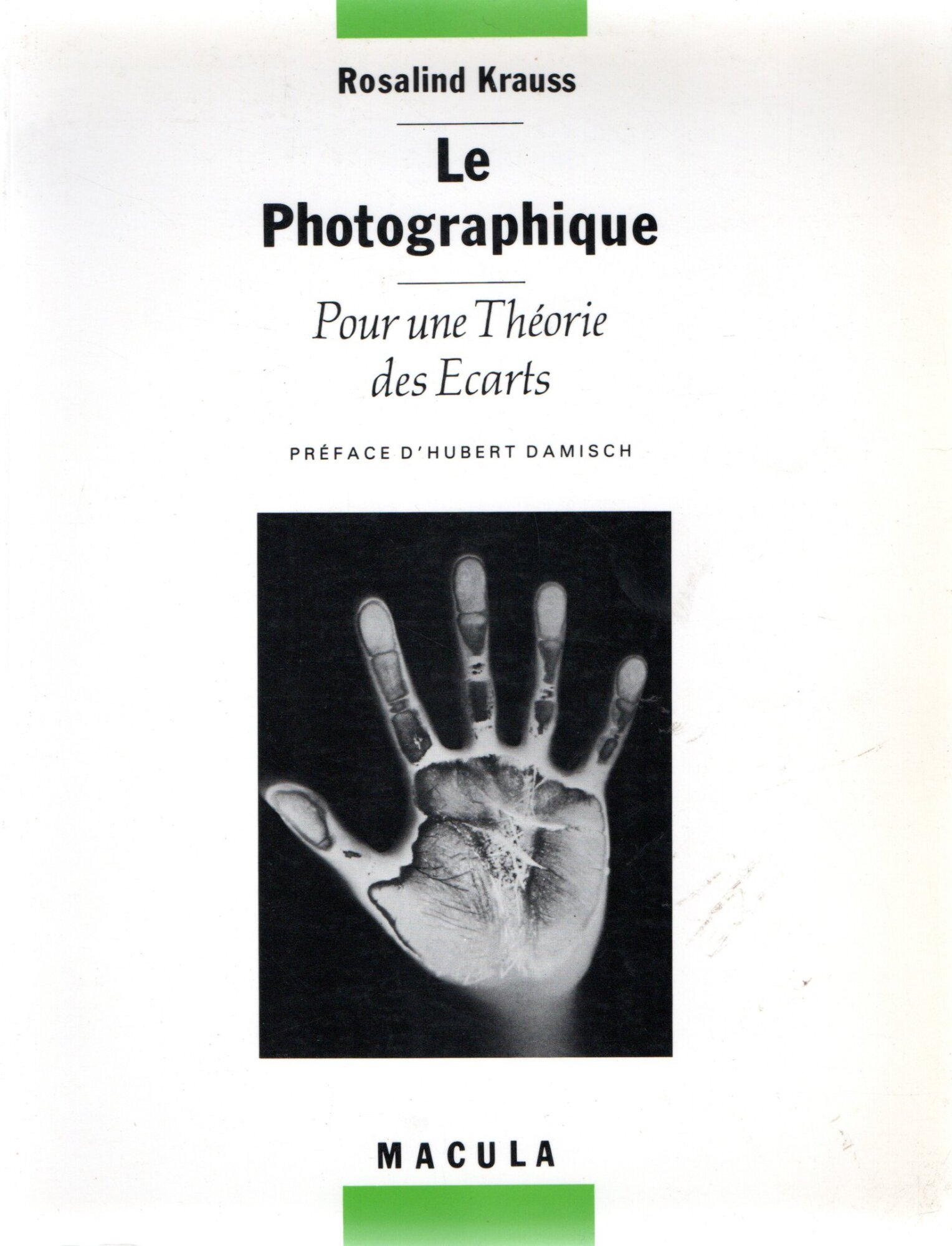 Le photographique.: Pour une théorie des écarts