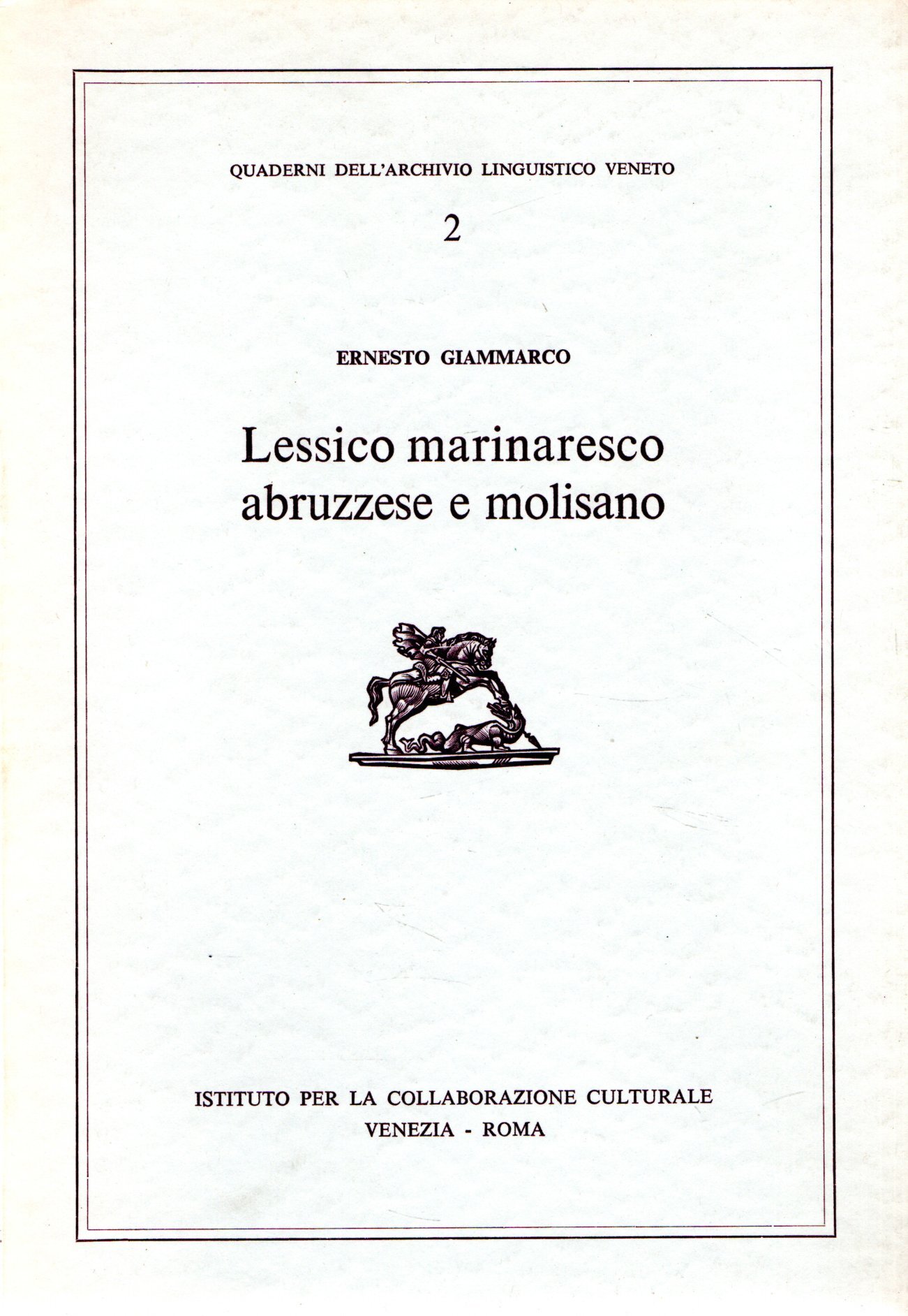 Lessico marinaresco abruzzese e molisano