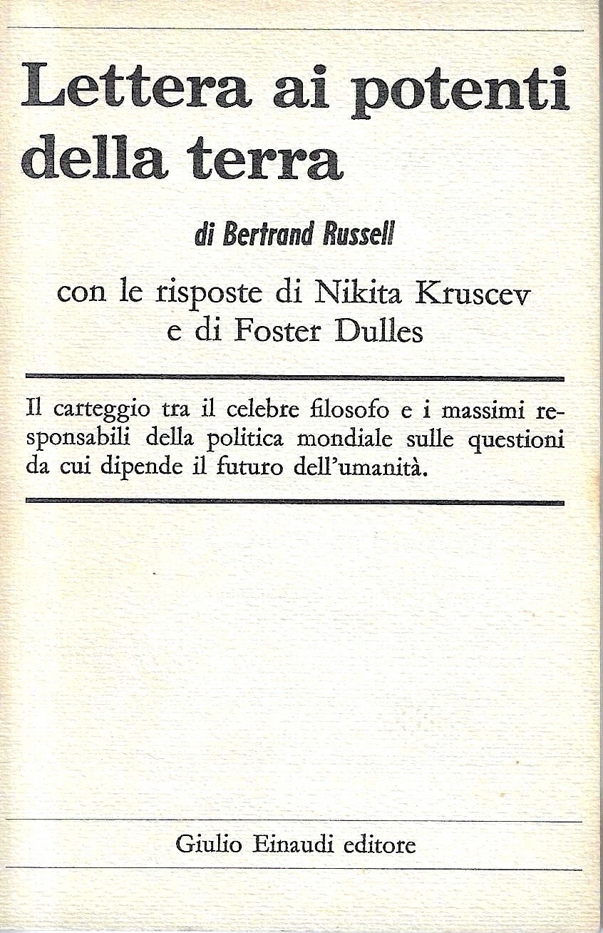 Lettera ai potenti della terra con le risposte di Nikita …