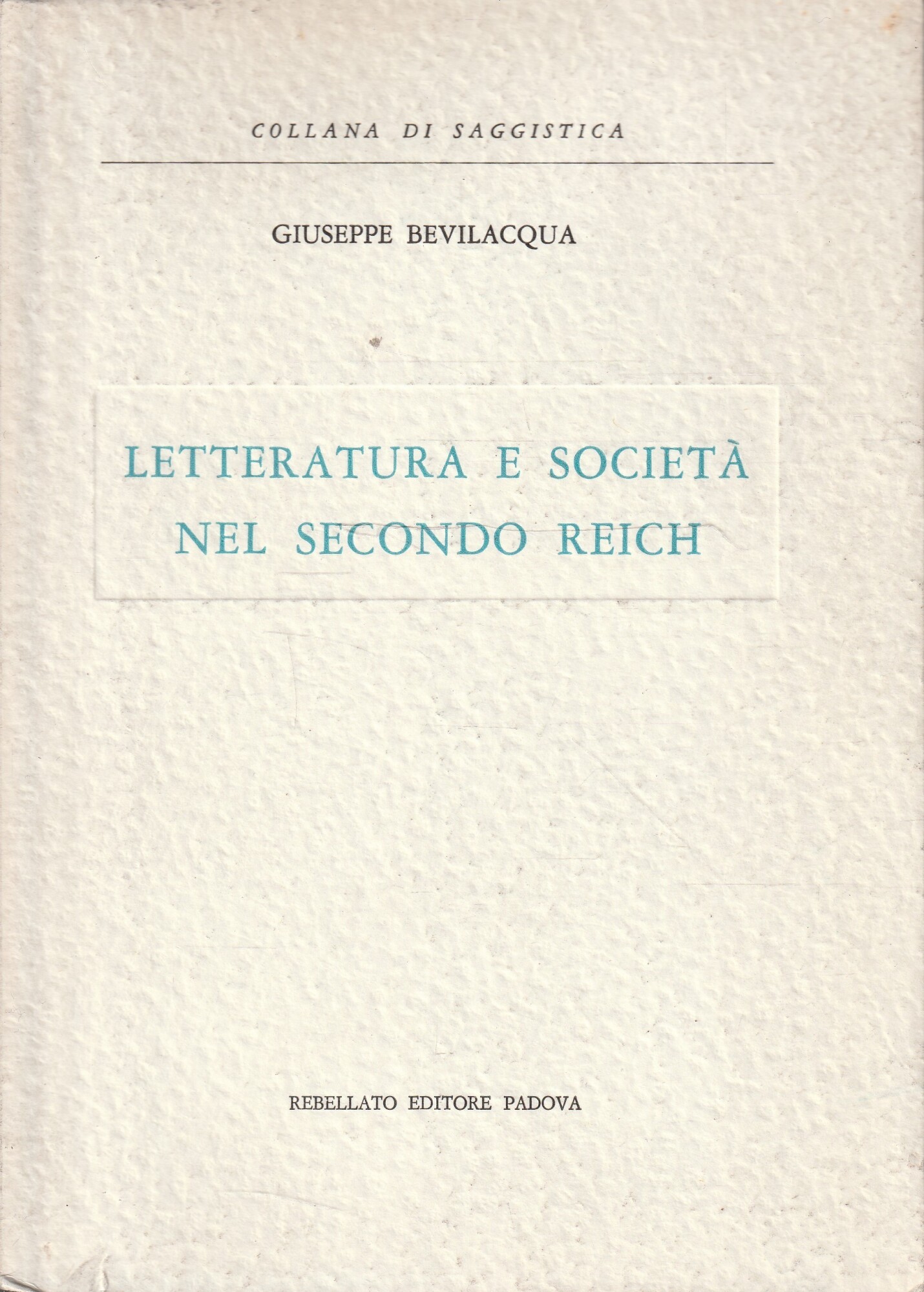 Letteratura e società nel secondo Reich
