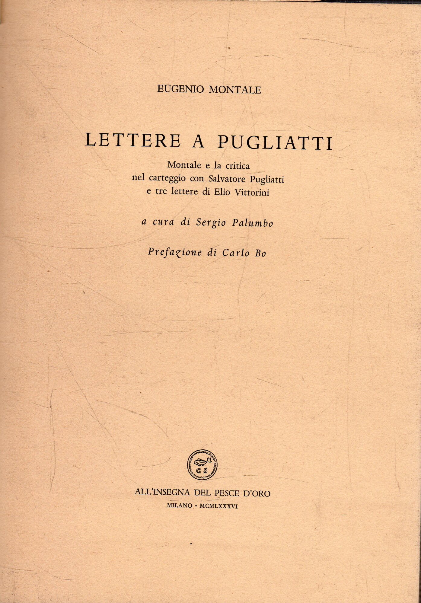 Lettere a Pugliatti