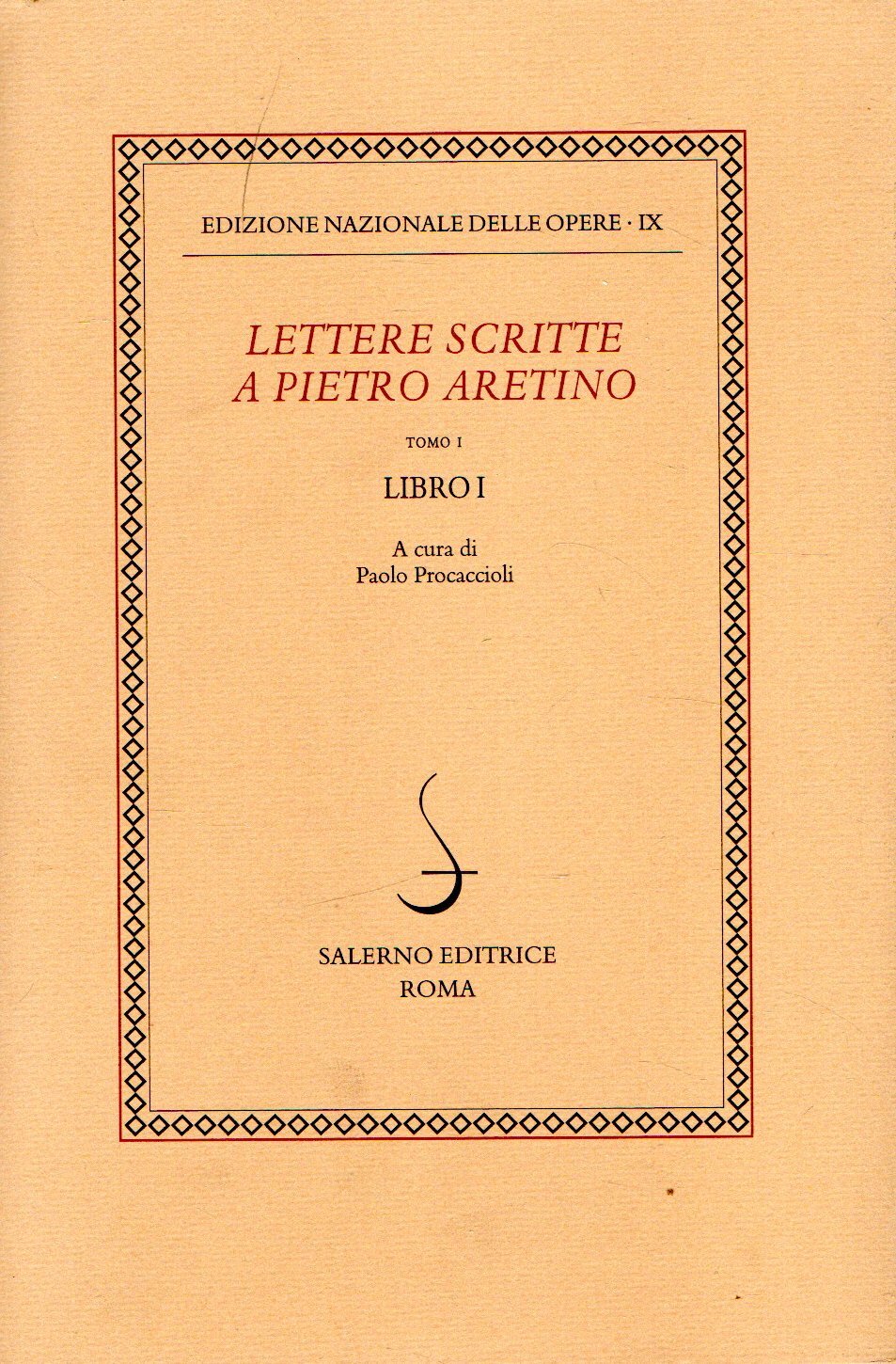 Lettere. Tomo I. Libro I