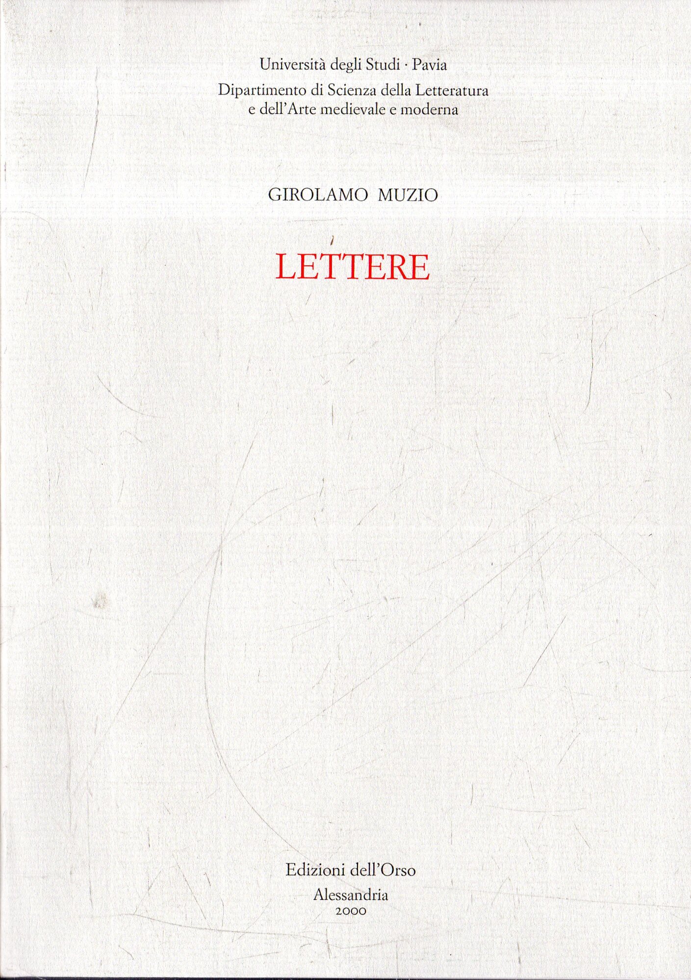 Lettere : Venezia, Giolito, 1551