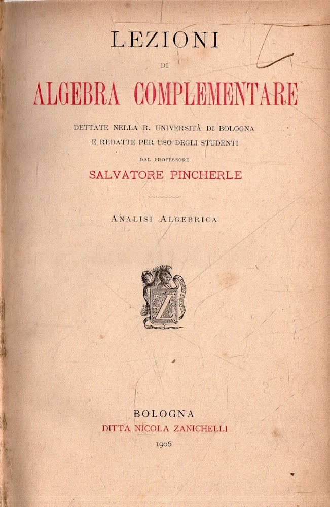 Lezione di Algebra Complementare
