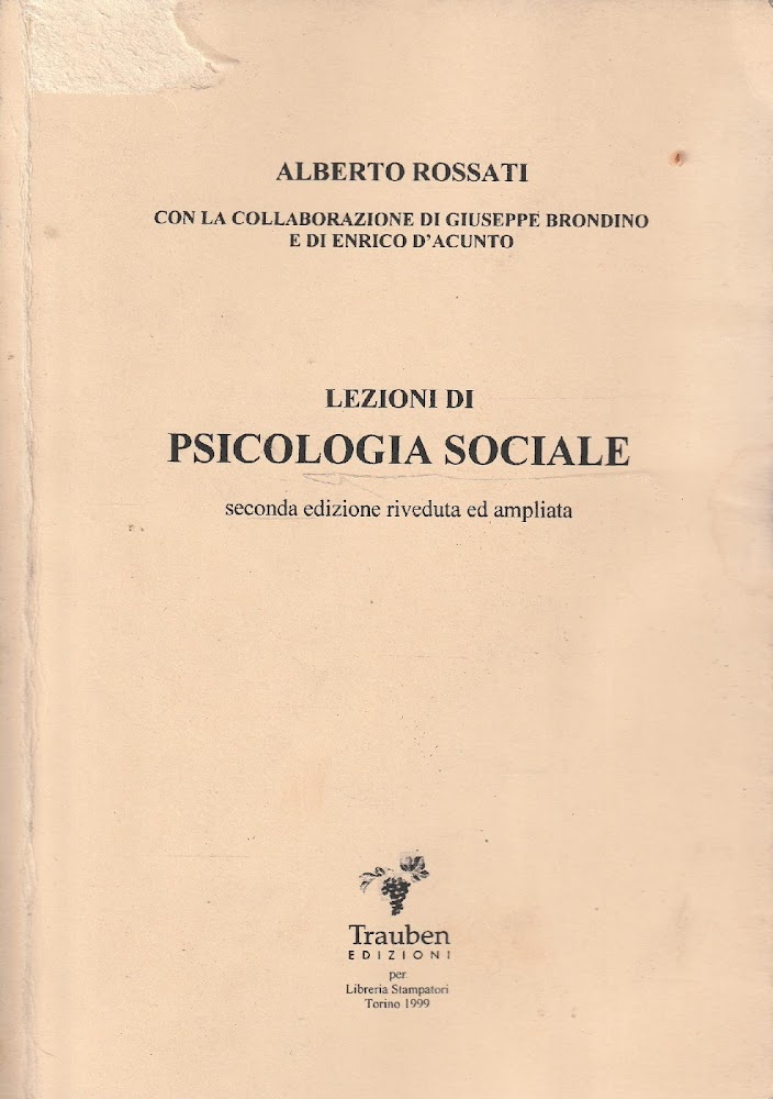 Lezioni di psicologia sociale