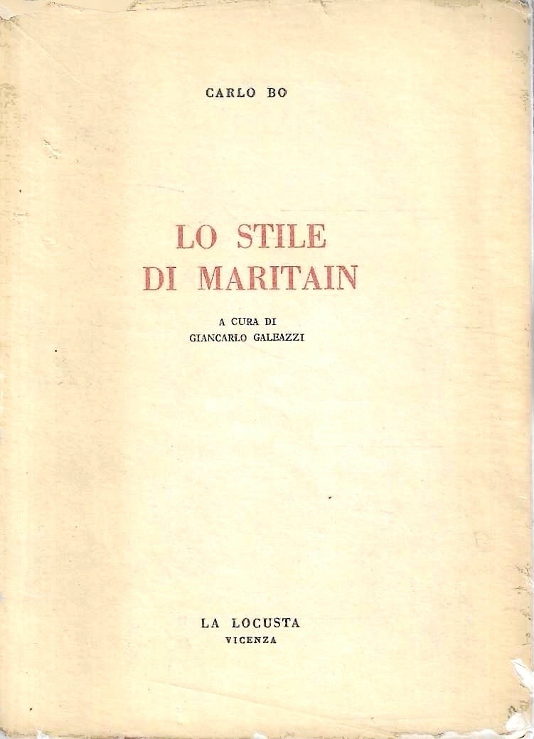 Lo stile di Maritain