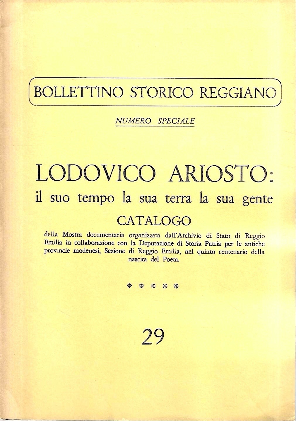 Lodovico Ariosto: il suo tempo, la sua terra, la sua …