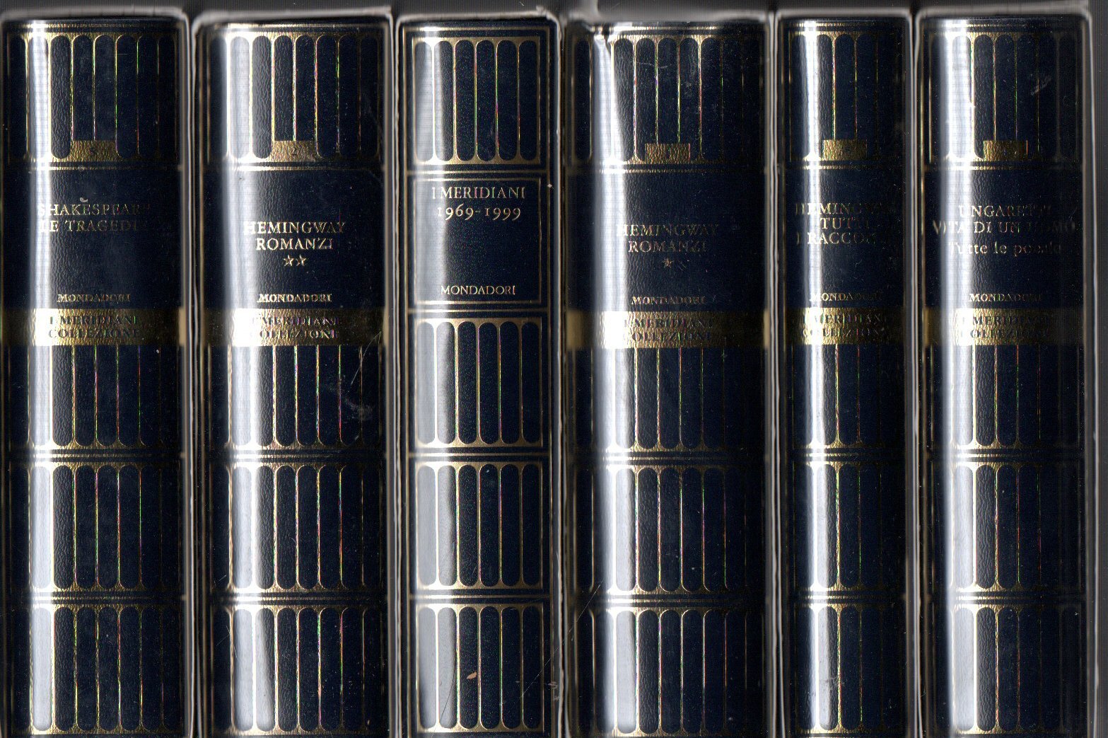 LOTTO 6 libri, Mondadori Meridiani Collezione