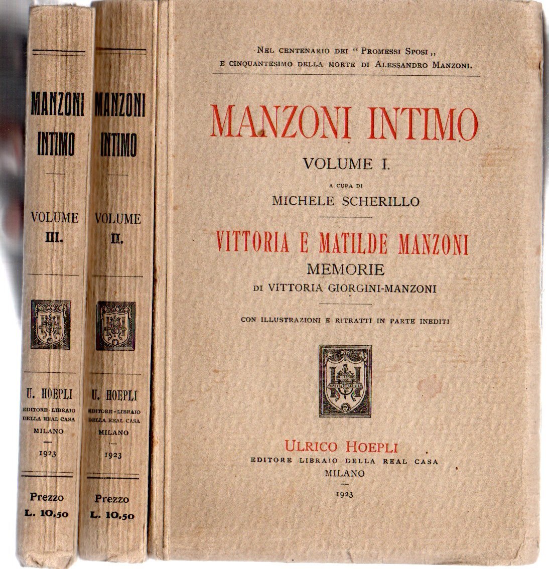 Manzoni Intimo: Vittoria e Matilde Manzoni