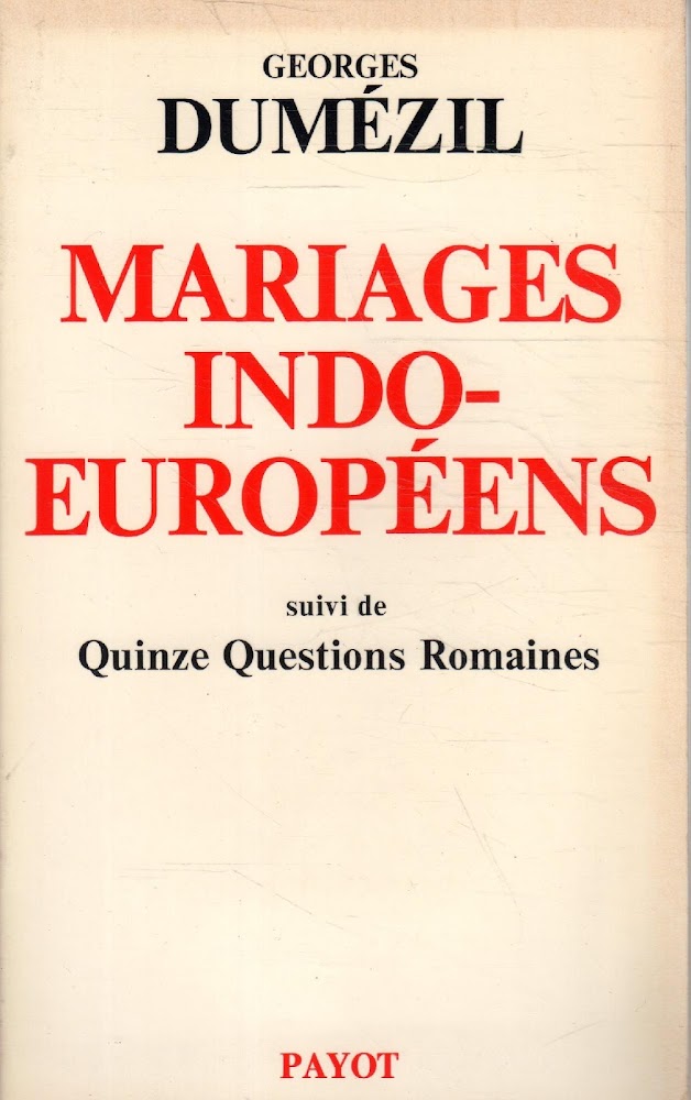 Mariages indo-européens
