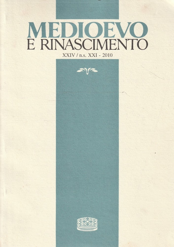 Medioevo e Rinascimento: annuario XXIV/n.s XXI-2010