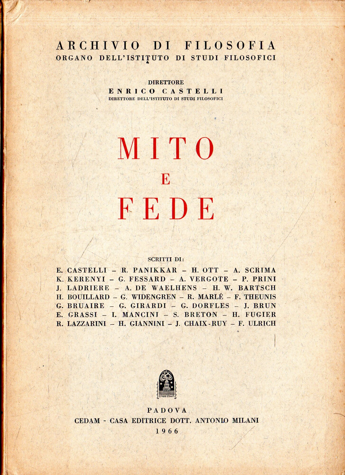 Mito e Fede