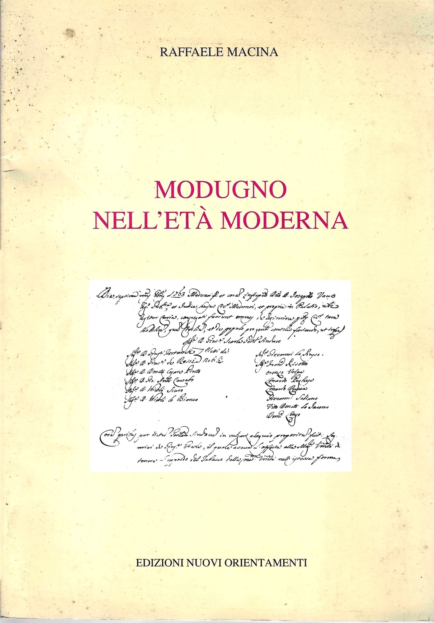 Modugno nell'età moderna