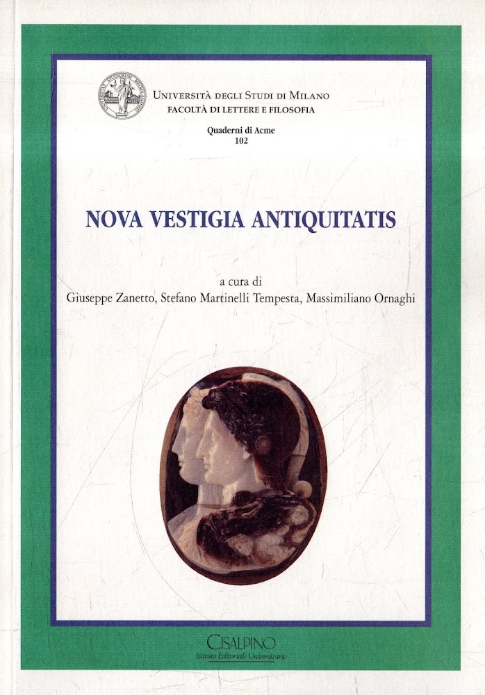 Nova vestigia antiquitatis : seminari 2006-2007