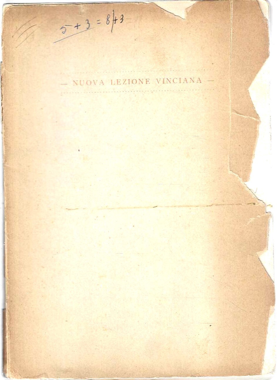 Nuova Lezione Vinciana. In difesa di Edmondo Solmi (1874-1912)