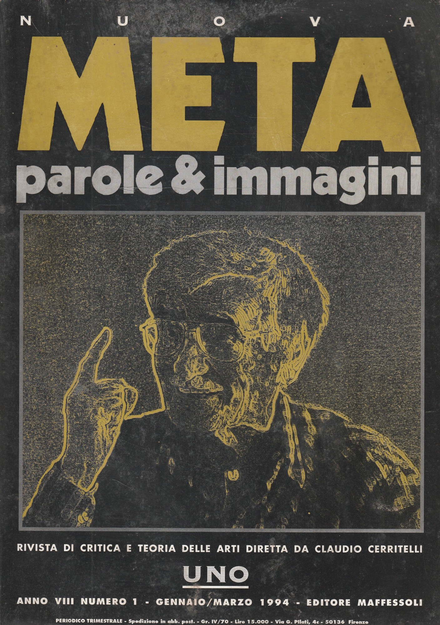 Nuova meta. Parole e immagini. Anno VIII Numero 1