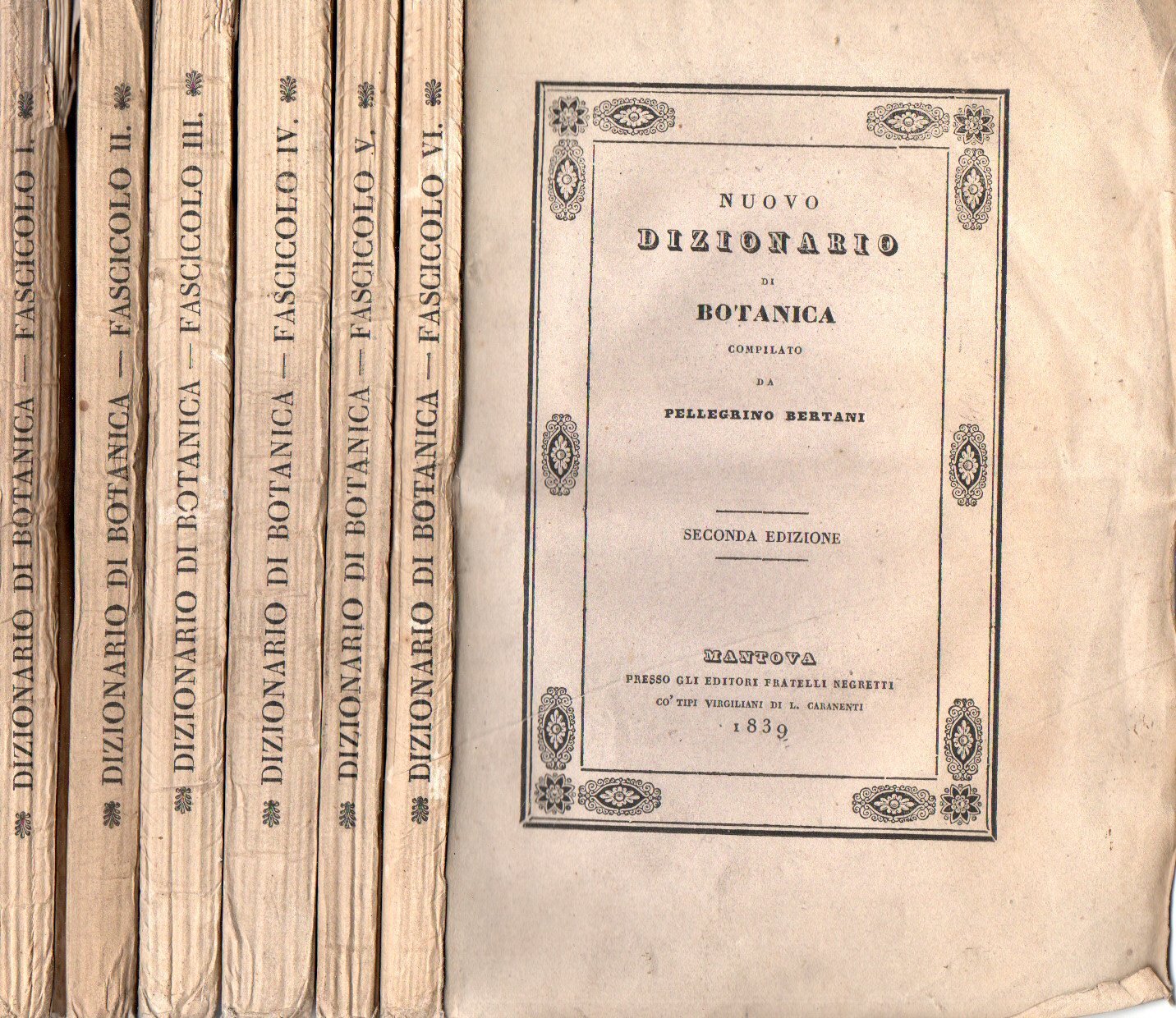 Nuovo Dizionario di Botanica (6 vol.)