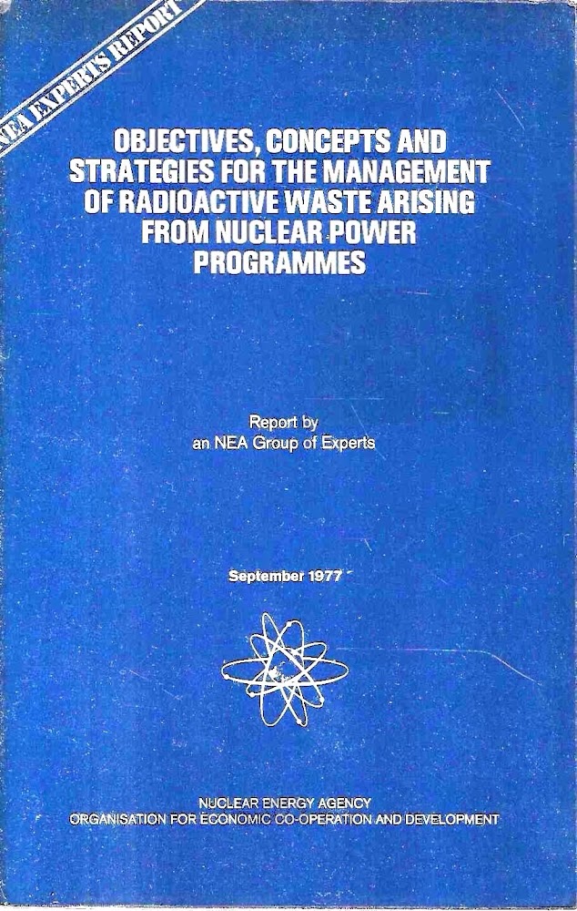 Objectives, Concepts and Strategies for the Management of Radioactive Waste …