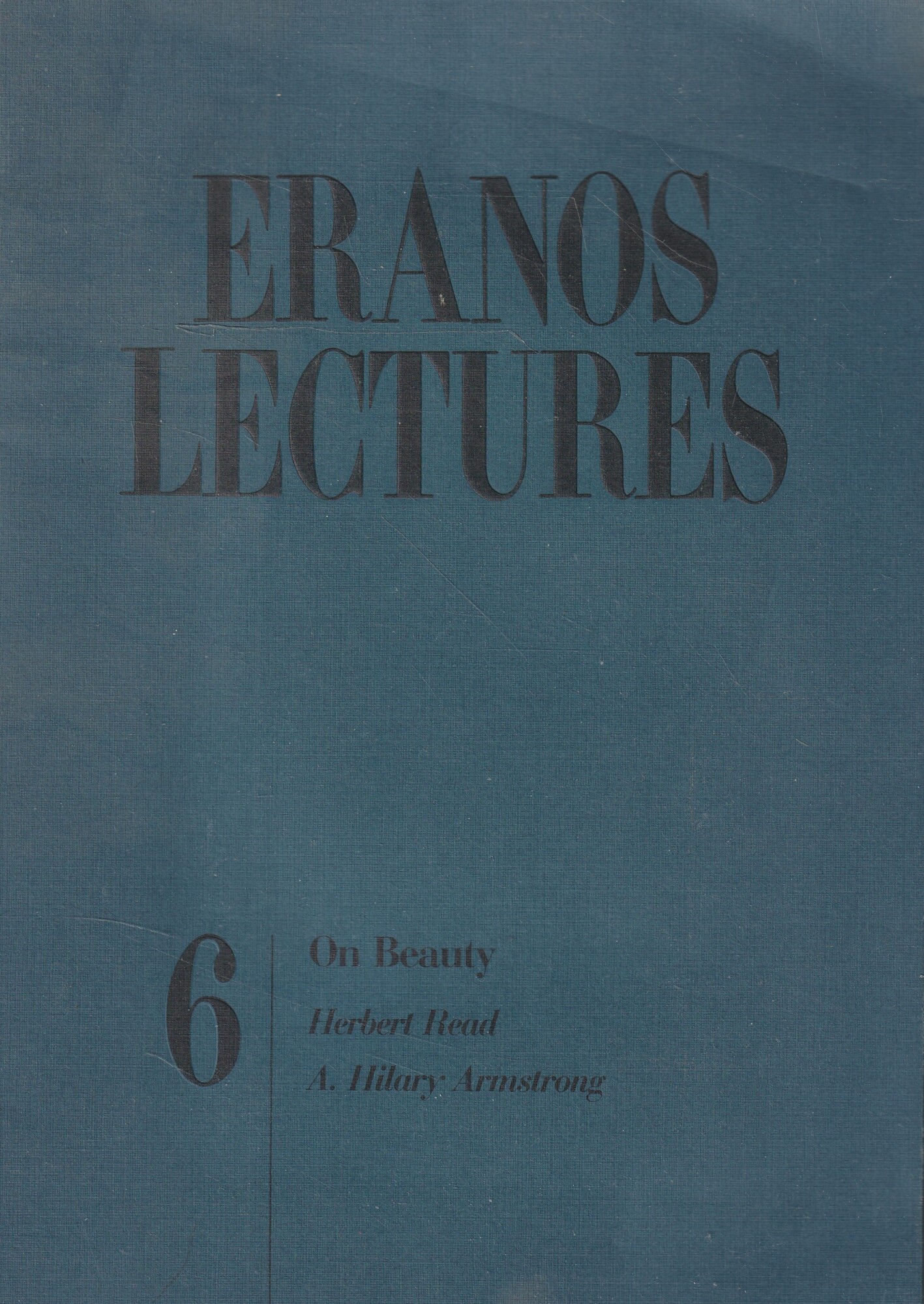 On beauty. Eranos Lectures n^ 6