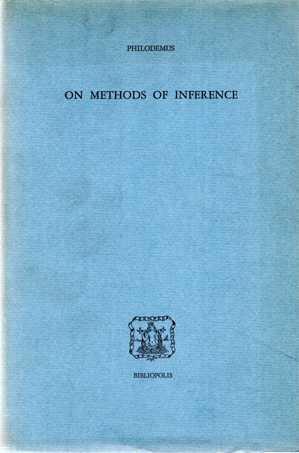 On Methods of Inference