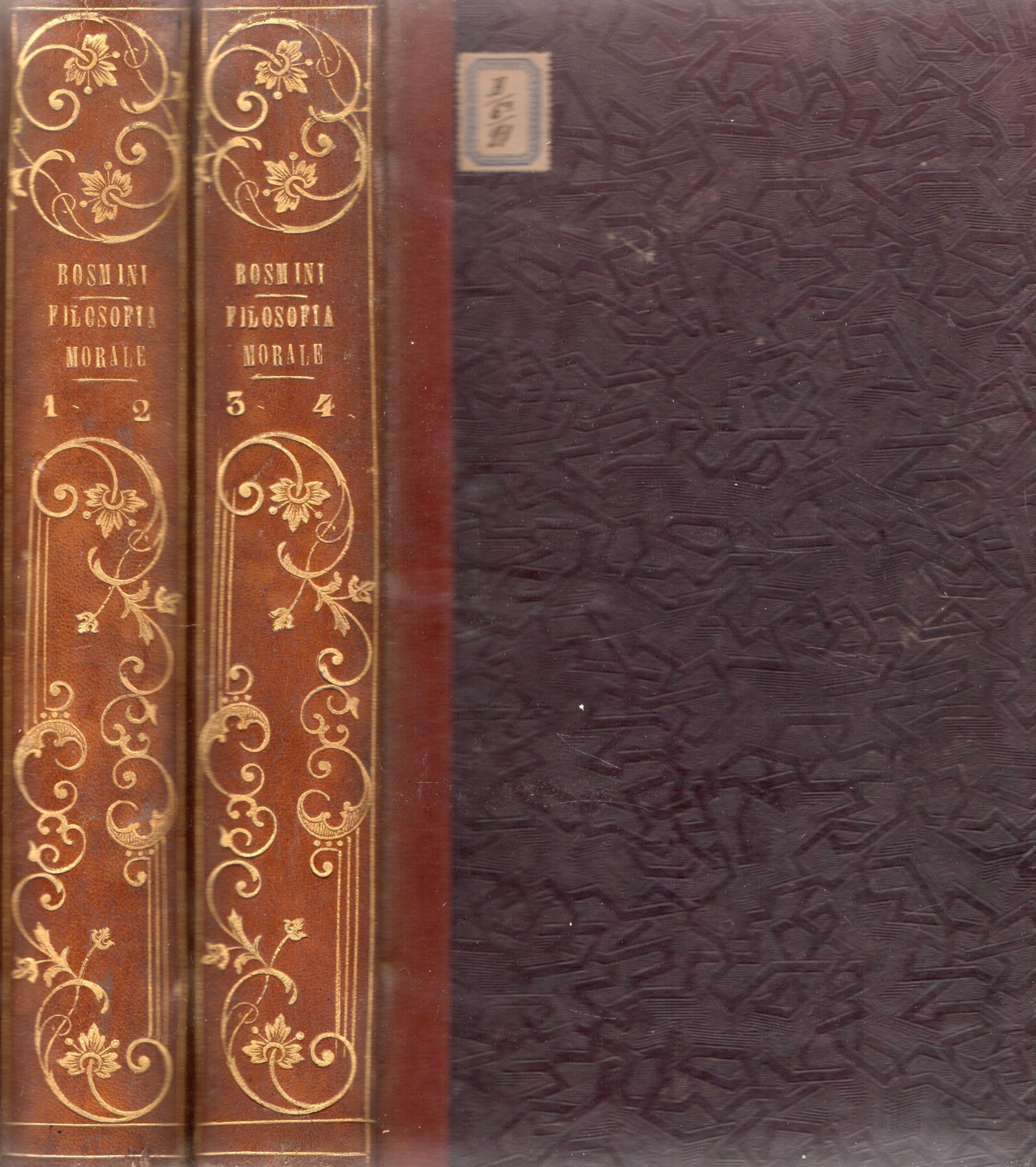 Opere di Filosofia Morale (4 vol. in 2 tomi)