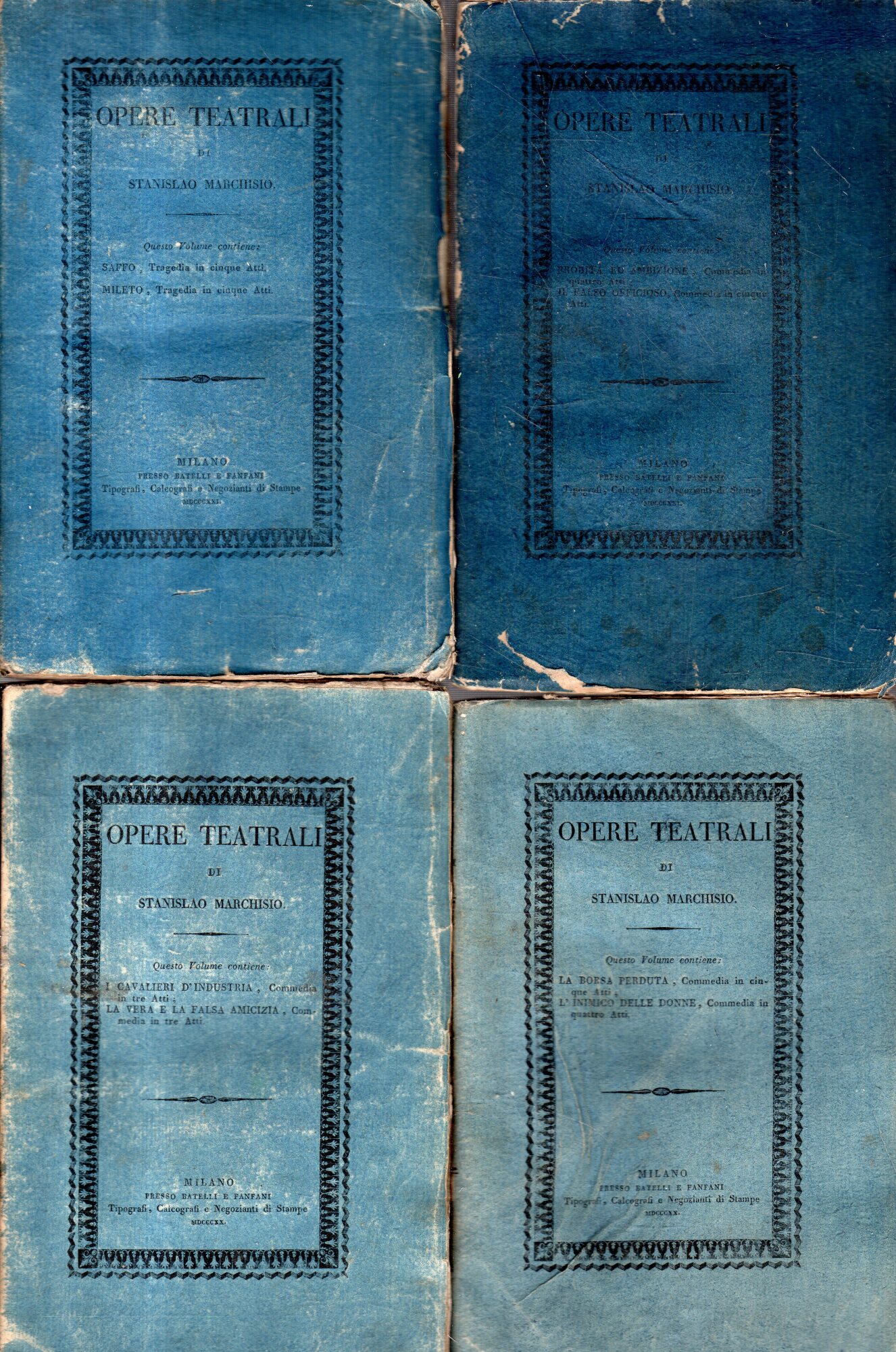 Opere teatrali (4 vol.)