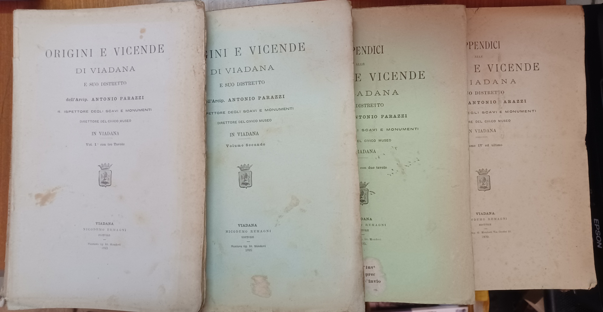 Origini e vicende di Viadana e suo distretto dell' Arcip. …