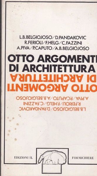 OTTO ARGOMENTI DI ARCHITETTURA