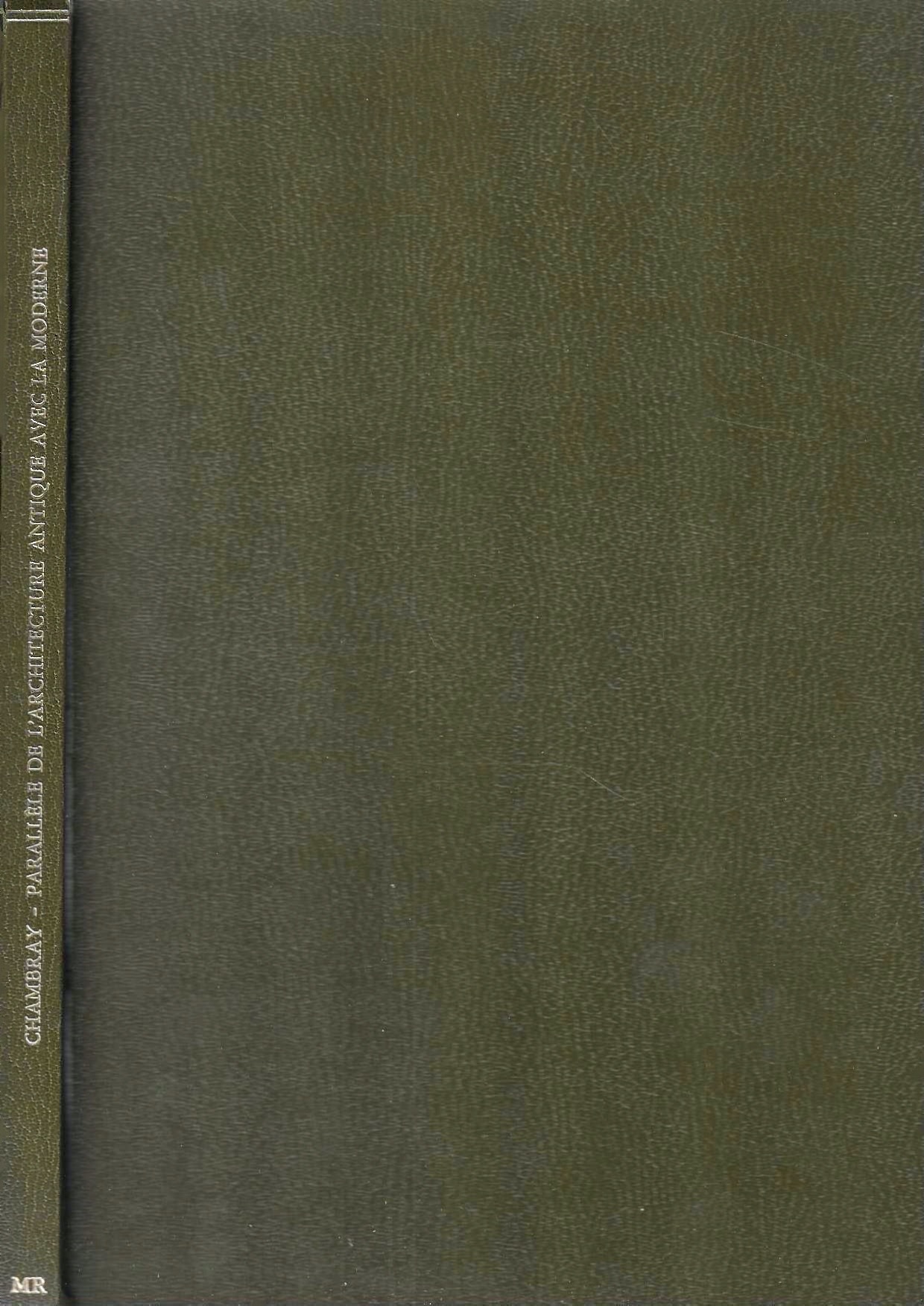 Parallele de l'architecture antique avec la moderne