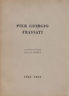 PER GIORGIO FRASSANI: A TRENT'ANNI DALLA MORTE 1925 - 1955