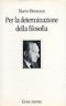 Per la determinazione della filosofia