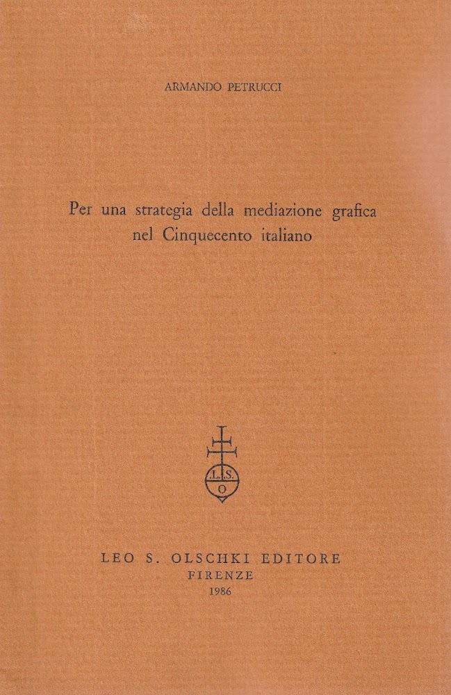 Per una strategia della meditazione grafica nel Cinquecento italiano