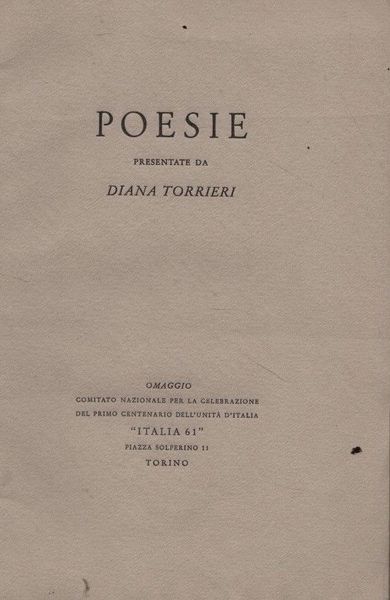 Poesie presentate da Diana Torrieri.