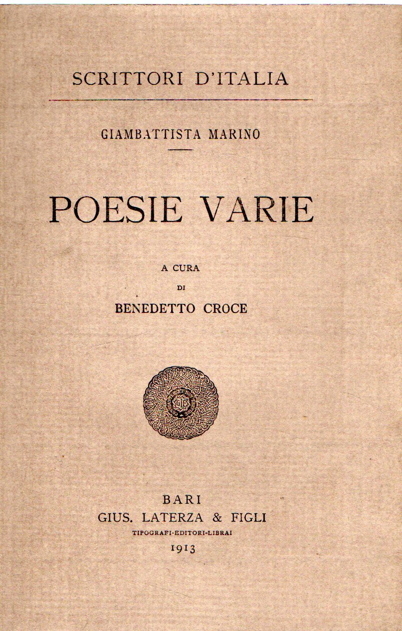 Poesie varie