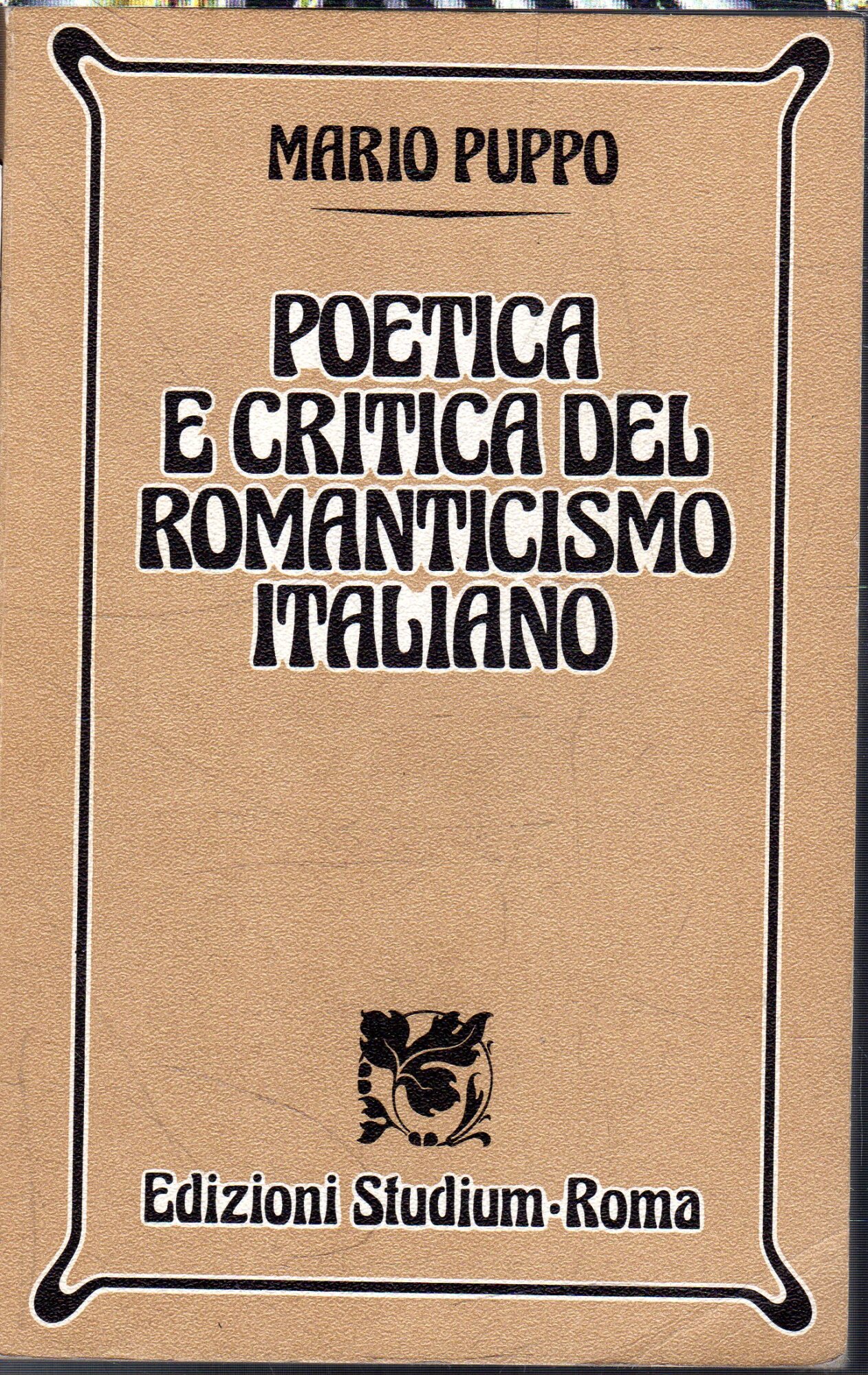 Poetica e critica del romanticismo italiano