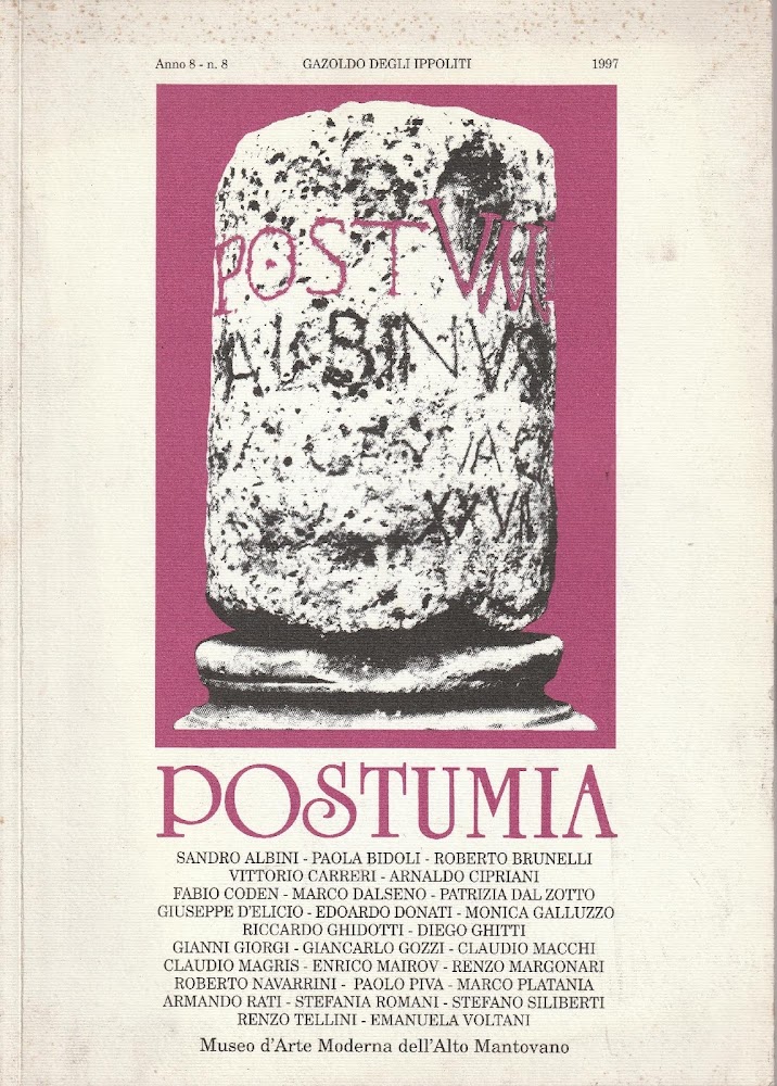 Postumia. Annali del Museo d'Arte Moderna di Gazoldo degli Ippoliti