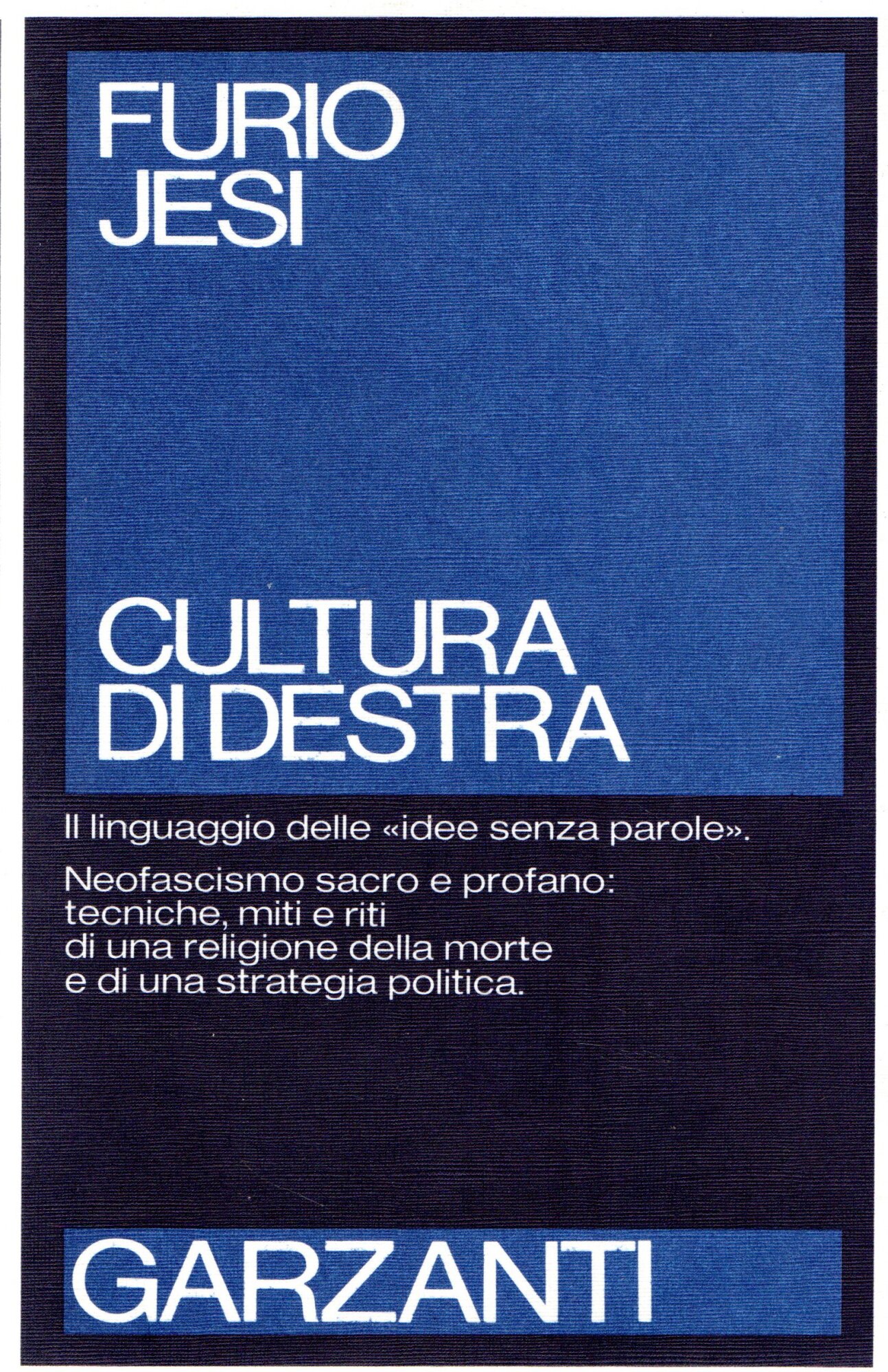 Prima Edizione! Cultura di destra