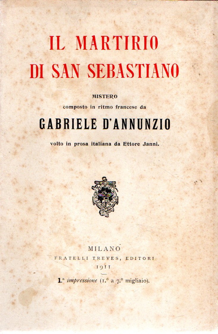 Prima Edizione! Il martirio di San Sebastiano